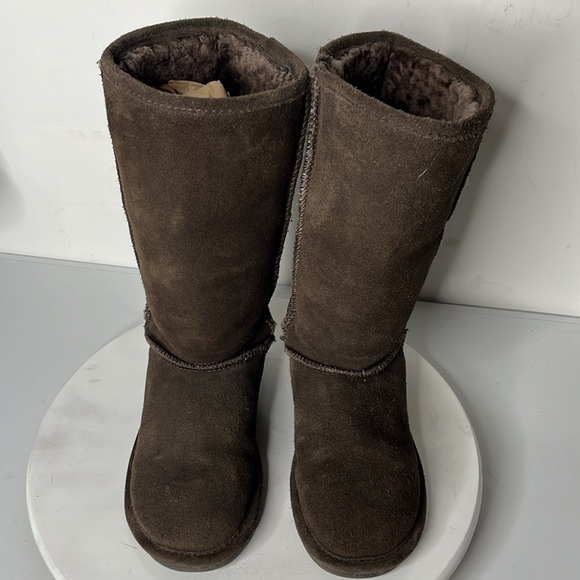 Bjorndal leather & sheepskin lined brown boots Sz 7 - Picture 4 of 10